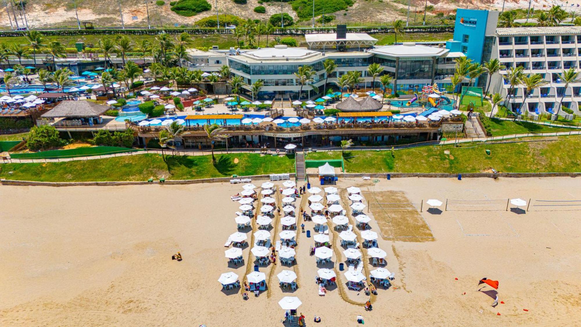 Ocean Palace All Inclusive Premium Natal Exterior foto Aerial view of the beach club